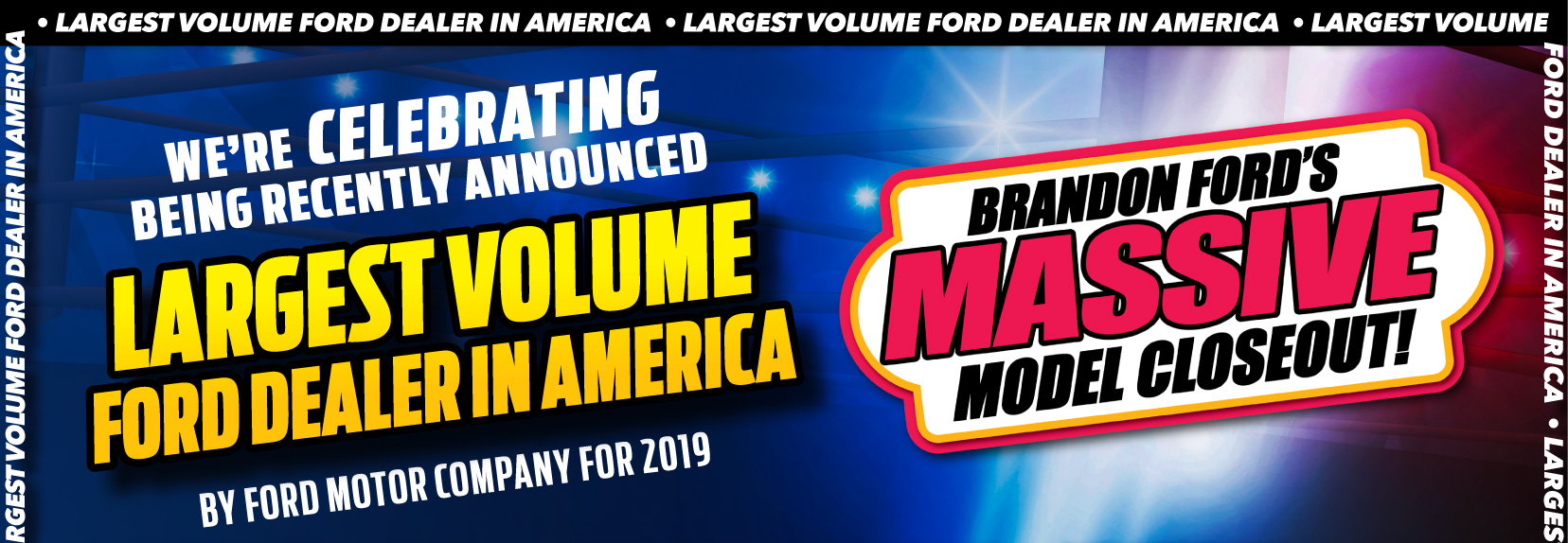 Brandon Ford Massive Model Closeout!