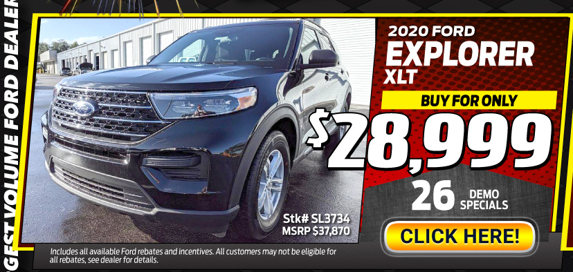 2020 Ford Explorer XLT Demo Special