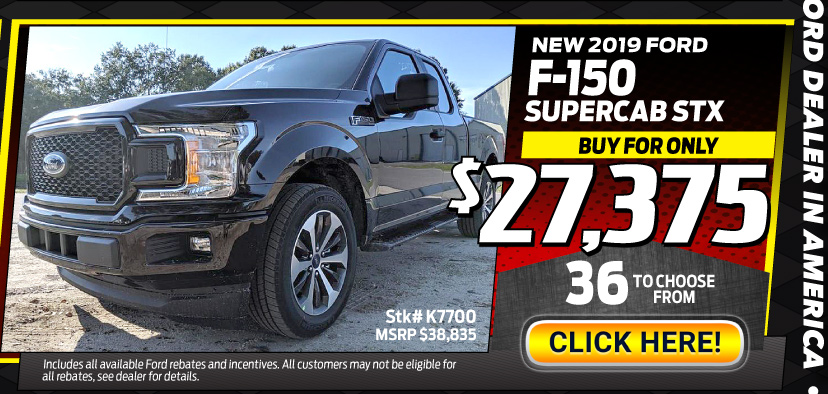 New 2019 Ford F-150 STX