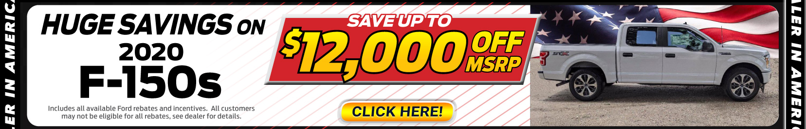 Huge Savings on 2020 F-150 
