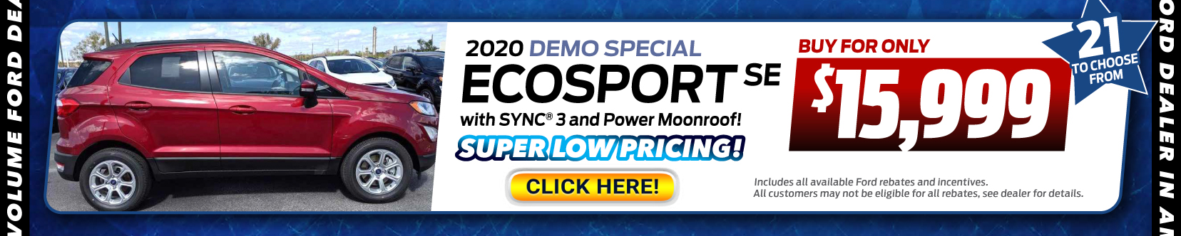 Save on 2020 Ford Ecosport