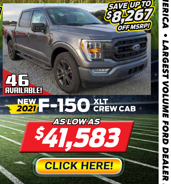 Save on 2021 F-150 XLT