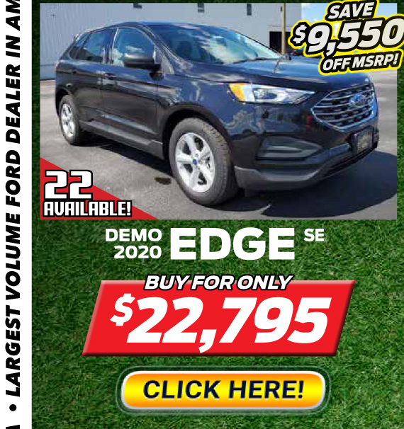 Save on 2020 Ford Edge