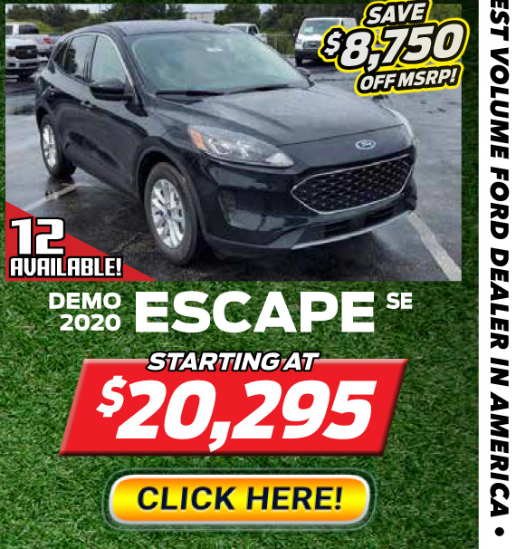 Save on 2020 Ford Escape