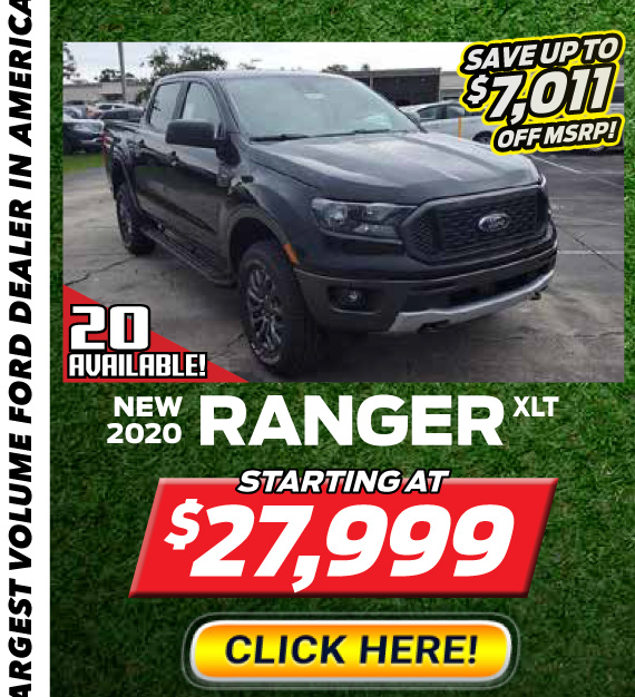 Save on 2020 Ford Ranger