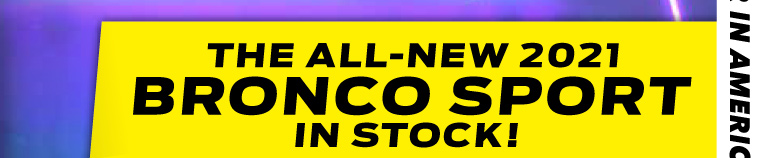 New 2021 Bronco Sport