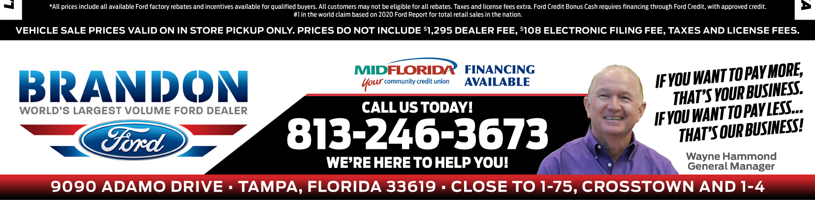 Brandon Ford - World's Largest Volume Ford Dealer