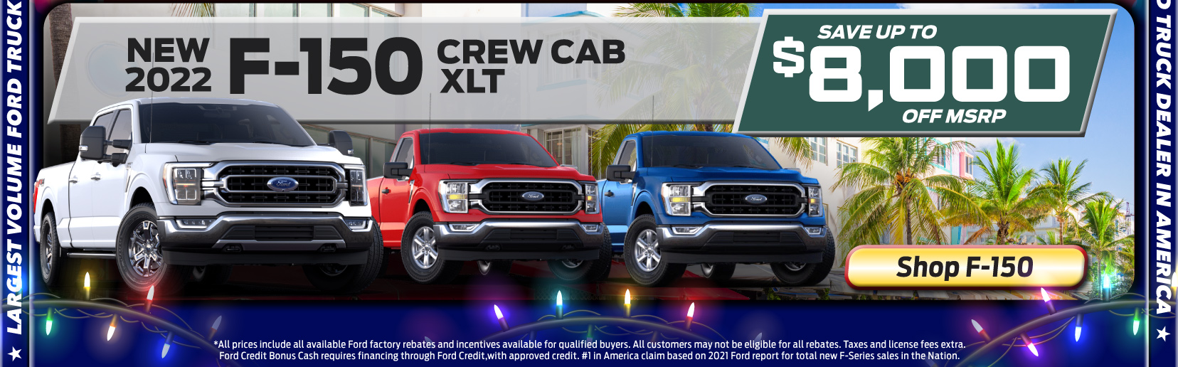 Up To $8,000 off F150